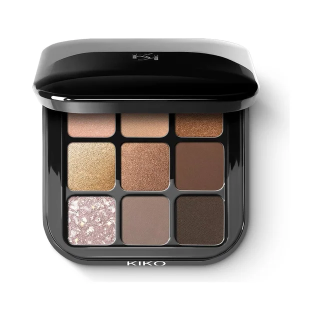 Paleta de 9 Sombras Glamour Multi Finish 01 de KIKO Milano