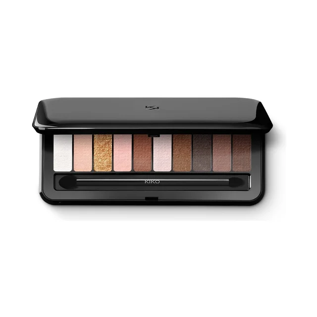 Paleta de 10 Sombras Soft Nude Eyeshadow 02 de KIKO Milano