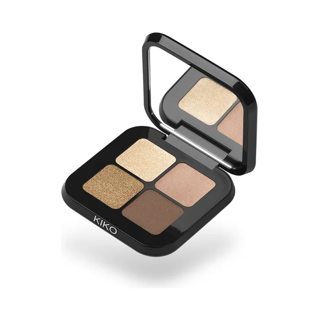 Paleta Sombras New Bright Quartet Eyeshadow 01 de KIKO Milano